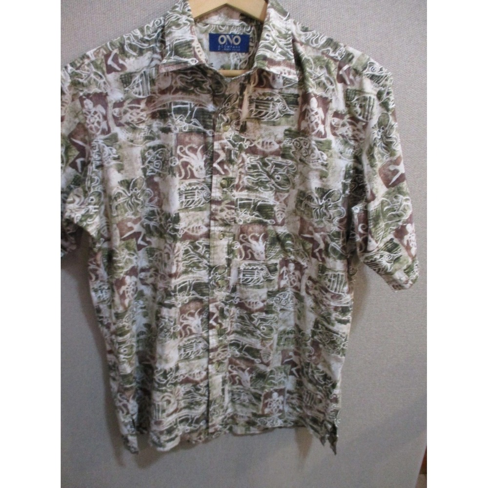 Liberty House ONO Hawaiian Shirt Size Large Sea Life Print